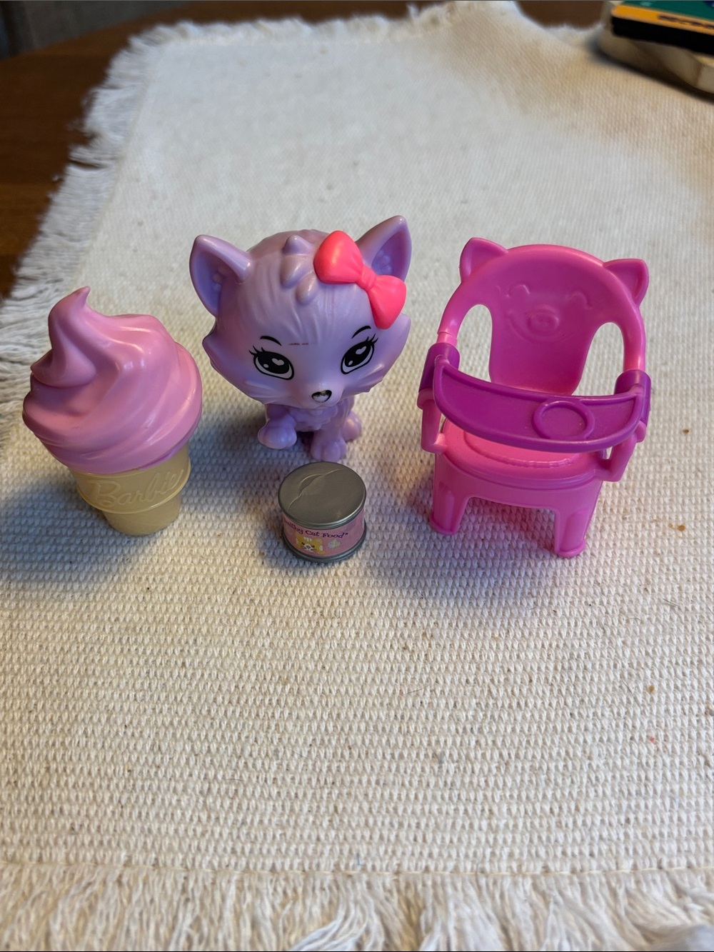 My First Barbie Pet Purple Cat & Accessories